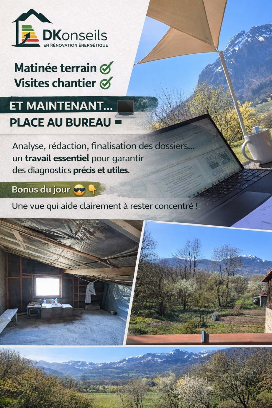Matinée terrain ✔️ Visites chantier ✔️
